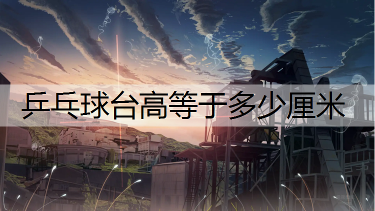 乒乓球台高等于多少厘米